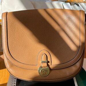Anne Klein Tan Crossbody Bag with Gold Accent